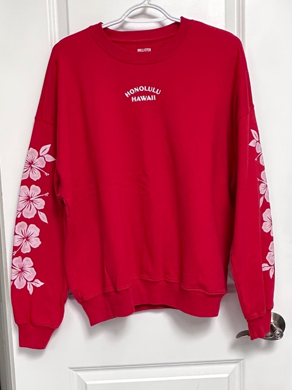 Red Hollister Sweatshirt - Small